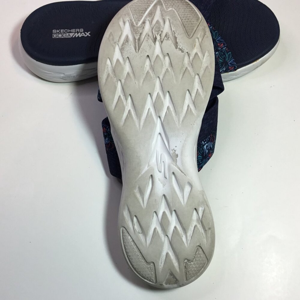 Skechers Womens Size 9 Goga Max Gen 5 Slip On Tropical Sandals Slides - Picture 9 of 9